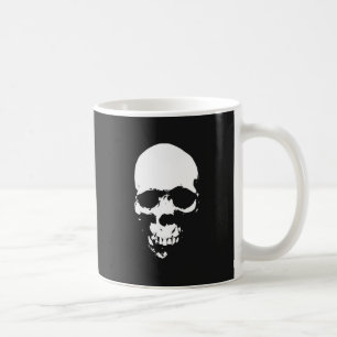 Caneca De Café Preto e Branco