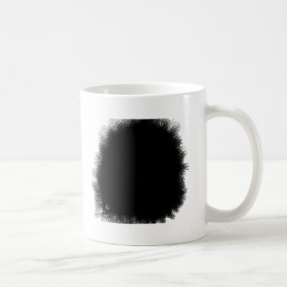 Caneca De Café preto e escuridão de fumo no coração humano
