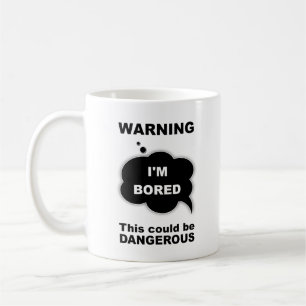 Caneca De Café Preto, estou entediado
