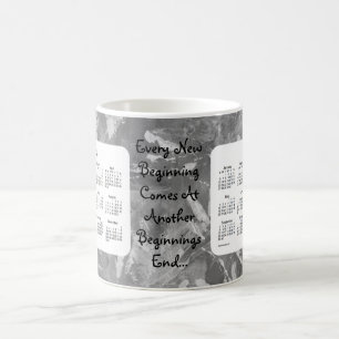 Caneca de café preto nova de 2018 começos do