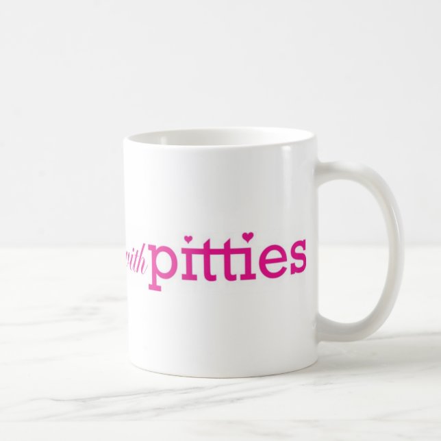 Caneca De Café Pretties com Pitties (Direita)