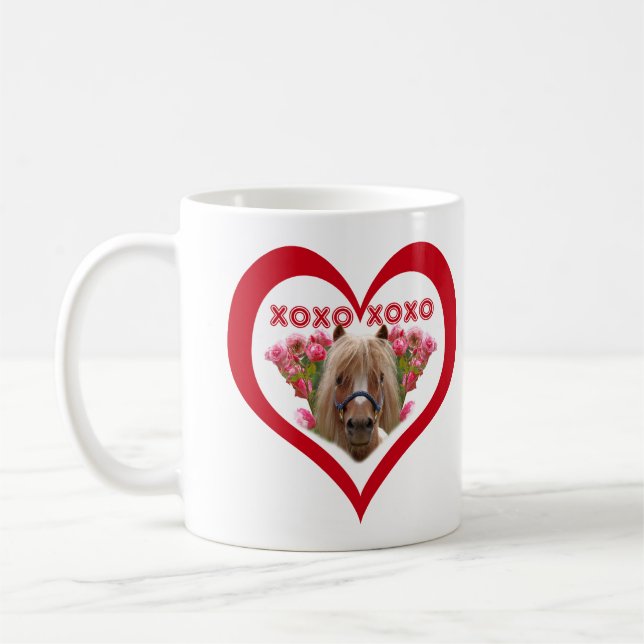 Caneca De Café Pretty Pony in Red Valentine's Day (Esquerda)