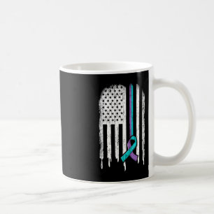 Caneca De Café Prevenção ao suicídio Sensibilização da Bandeira A