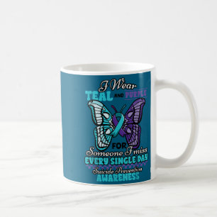 Caneca De Café Prevenção ao Suicídio Use Azul Turquesa Roxo Algué