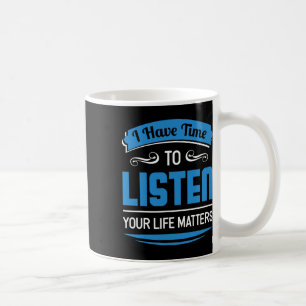 Caneca De Café Prevenção Conselheiro De Saúde Mental E Design
