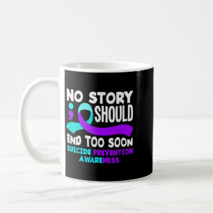 Caneca De Café Prevenção de Conscientização sobre o Fim Precoce d