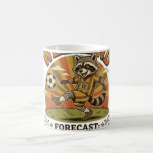 Caneca De Café Previsão De Final De Semana Futebol E Sonecas Guax