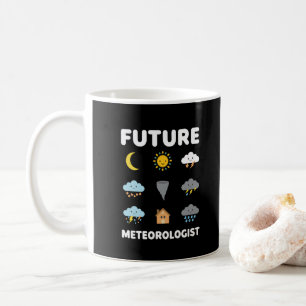 Caneca De Café Previsão do Tempo do Futuro Meteorologista