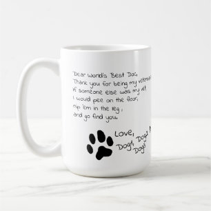 Caneca De Café Prezado Veterinário Múltiplos Nomes de Animais d
