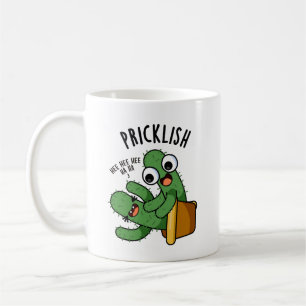 Caneca De Café Pricklish Piadas Engraçadas de Cactus 