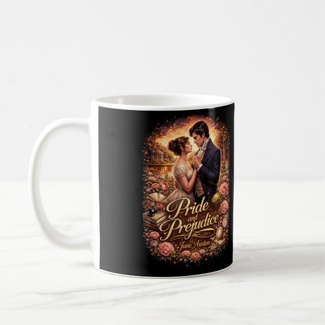 Caneca De Café Pride and Prejudice (Esquerda)