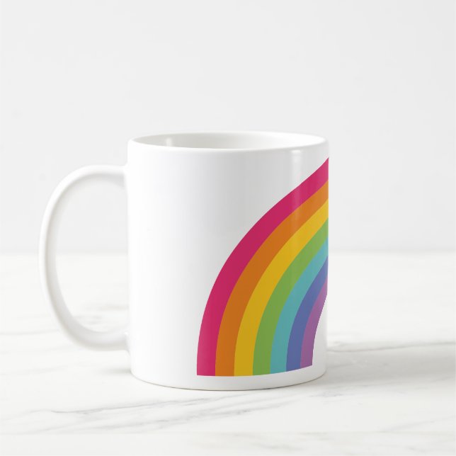 Caneca De Café Pride Day Rainbow (Esquerda)