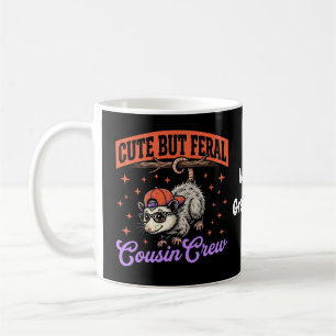Caneca De Café Prima Equipe de Primos Ferozes Fofa Vintage Retrô 