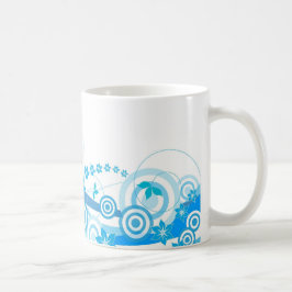 Caneca De Café Primavera azul
