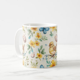 Caneca De Café Primavera Bloom Páscoa 1