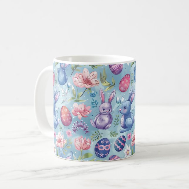 Caneca De Café Primavera Bloom Páscoa 5 (Frente Esquerda)