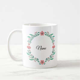 Caneca De Café Primavera Bloom Quote Mug, Presente Floral Inspira