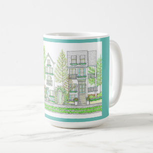 Caneca De Café Primavera City 15oz Mug Mint