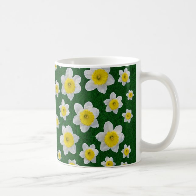 Caneca De Café Primavera Daffodils (Direita)