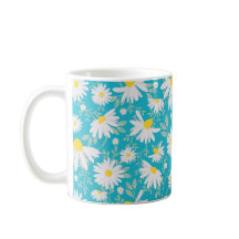 Primavera Daisies - Azul Brilho