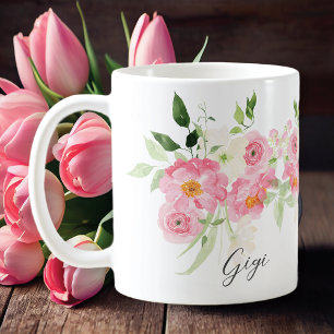 Caneca De Café Primavera Floral Gigi