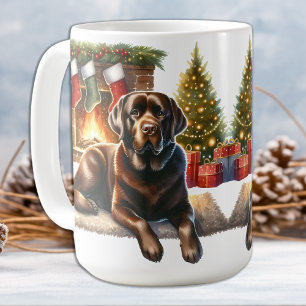Caneca De Café Primavera Joy - Labrador Retriever - Laboratório 