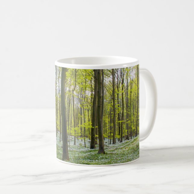 Caneca De Café Primavera para a vida (Frente Esquerda)