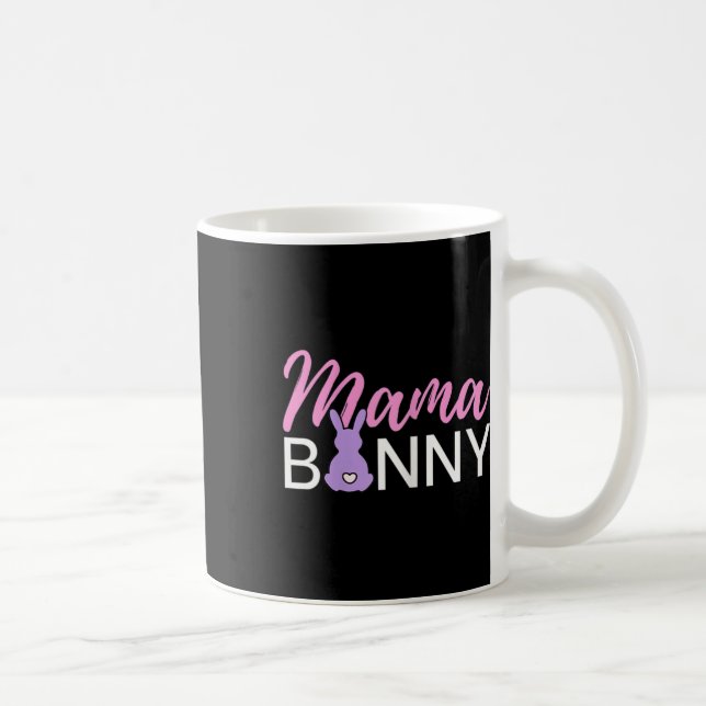 Caneca De Café Primavera Páscoa Mama Bunny (Direita)
