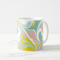 Primavera Pastel Swirls | Abstrato Marbling Design