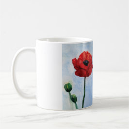 Caneca De Café Primavera Popy Flower Classic Mug