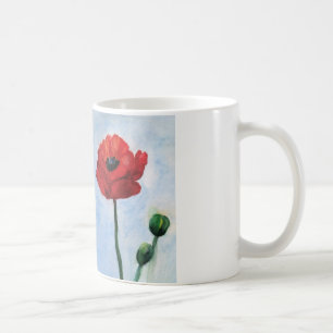 Caneca De Café Primavera Popy Flower Classic Mug