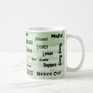 Caneca De Café primavera verde Mega cidade