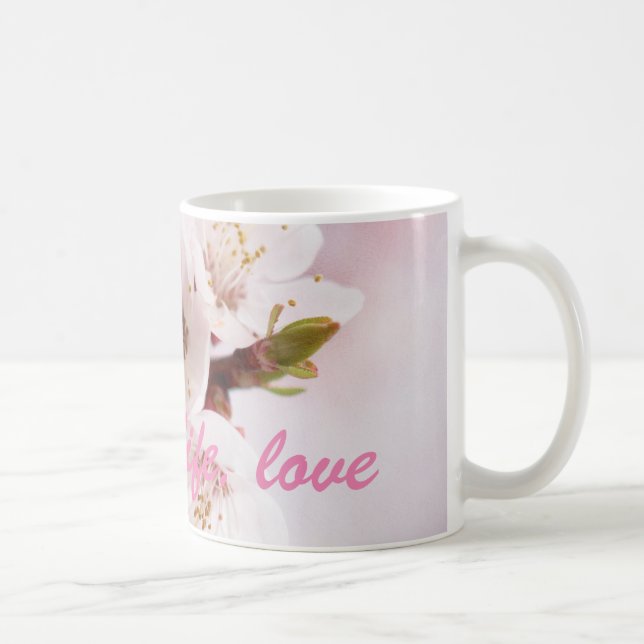 Caneca De Café Primavera, vida, amor (Direita)