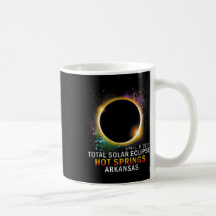 Caneca De Café Primaveras Arkansas Total Solar Eclipse abril 8 20