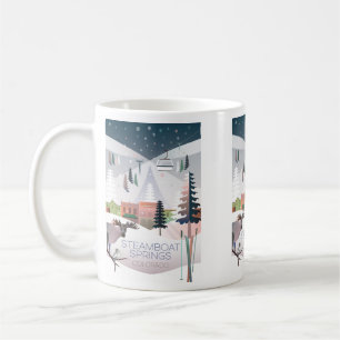 Caneca De Café Primaveras de vapor