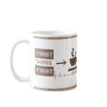 "Primeira Coisa" Mug Essencial do Café Lover