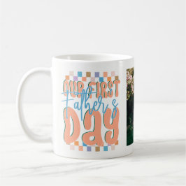 Caneca De Café Primeira Foto Personalizada do Dia dos Pais