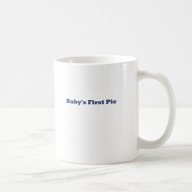 Caneca De Café Primeira Imagem do Bebê O MUSEU Zazzle Oferece (Direita)