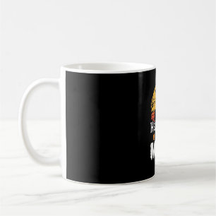 Caneca De Café Primeira Mãe de Halloween Design Vintage Pôr do So