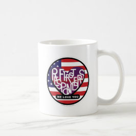 Caneca De Café Primeira resposta Coração® do Lover