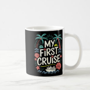 Caneca De Café primeira vez cruzeiro férias em família viagem de 