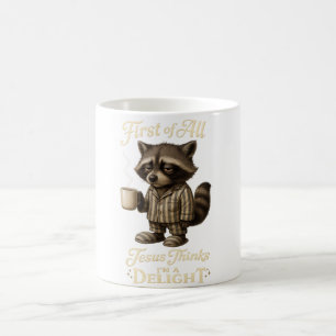 Caneca De Café Primeiramente Jesus Acha Que Sou Um Guaxinim Encan