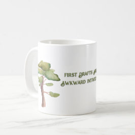 Caneca de Café Primeiras Versões Para Escritores
