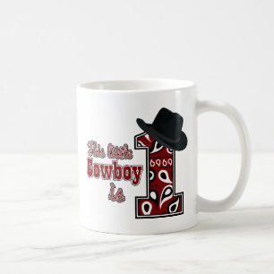Caneca De Café Primeiro Aniversário do Cowboy