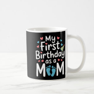 Caneca De Café Primeiro aniversário nova mamãe bebê festa feliz d