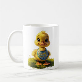 Caneca De Café Primeiro Ano Novo dos Ducklings - Adorável Celebra