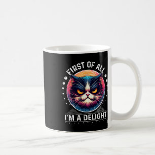 Caneca De Café Primeiro de tudo, sou um delicioso Gato Lov.