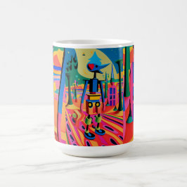 Caneca De Café Primeiro Dia da Escola de Surrealismo - Ken Gage A