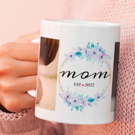 Caneca De Café Primeiro Dia de as mães Personalizado Ano Para Fot