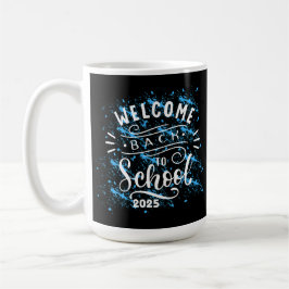 CANECA DE CAFÉ PRIMEIRO DIA DE AULA BEM-VINDO À ESCOLA 2025